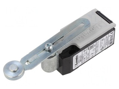 Limitator cursă manetă reglabilă cu rolă IP65 10A foto