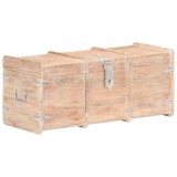 Cufar de depozitare, 90 x 40 x 40 cm, lemn masiv de acacia