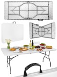 Masa pliabila de gradina Fest 180, 180 x 69,5 x 73,5 cm, MalTec 112763