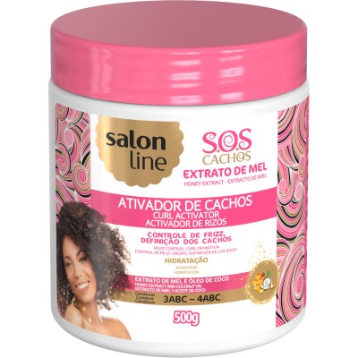 Activator Bucle Sos Imbogatit Cu Mierepar Cretcutie500 G Salon Line foto