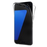 Husa din silicon 360 de grade, Eurocell, pentru Huawei Mate 20 Lite, alb transparent