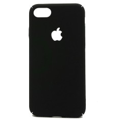 Capac de protectie din plastic solid pentru iPhone 7, negru foto