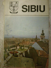 Sibiu Monografie, din colectia Judetele Patriei, Sport-Turism, 1981 foto