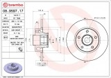 Disc frana spate BREMBO 08.9597.17