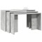 vidaXL Mese suprapuse, 3 buc., gri beton, lemn prelucrat 858536