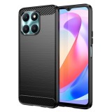 Husa Honor X6a Asteroid GSM Carbon Silicone, negru