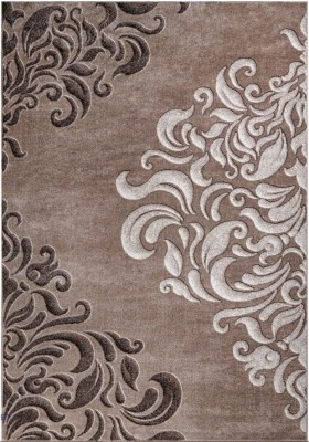 Covor Model Mira 24031, 234, Marime 50 x 80, cm, Maro, Inaltime Fir 6,5, mm, Antialergic, Polipropilena, Living, Dormitor, Sufragerie, Birou foto