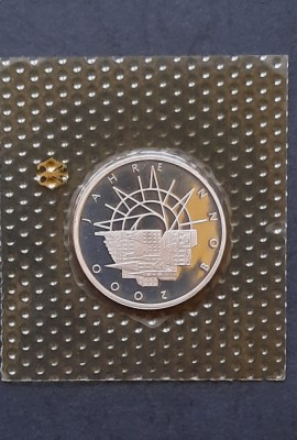 Moneda comemorativa - 10 DM &amp;quot;2000 Jahre Bonn&amp;quot;, litera D, 1989 - Proof - G 3553 foto