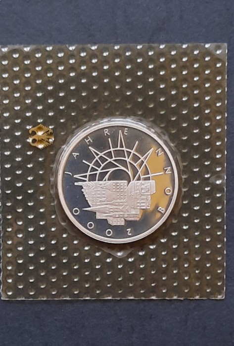Moneda comemorativa - 10 DM &quot;2000 Jahre Bonn&quot;, litera D, 1989 - Proof - G 3553