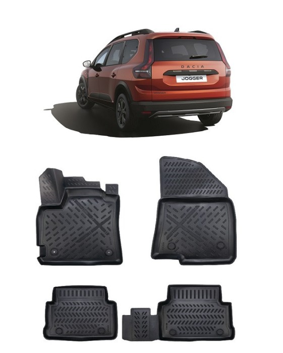 Covorase cauciuc stil tavita Dacia Jogger 2022-2023