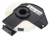 Etichetă Autoadezivă Albă 17mm x 87mm Culoare Caracter Neagră