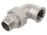 Conector cot 90&deg; oțel inoxidabil 1.4408