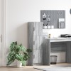 VidaXL Comodă gri Gri sonoma Lemn prelucrat Standard Comodă gri