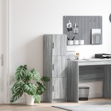 VidaXL Comodă gri Gri sonoma Lemn prelucrat Standard Comodă gri