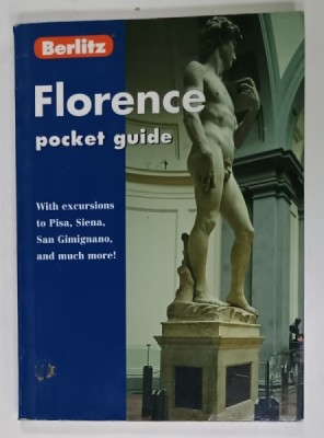 FLORENCE POCKET GUIDE , 1999 , FORMAT MIC , PREZINTA URME DE UZURA foto