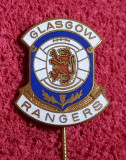 Insigna (model vechi) fotbal - GLASGOW RANGERS (Scotia)