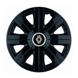 Set 4 Capace Roti Autohelix MSA&reg; potrivite jantelor de 14 inch, pentru Renault Nou model Cosmos Black