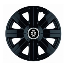 Set 4 Capace Roti Autohelix MSA&reg; potrivite jantelor de 14 inch, pentru Renault Nou model Cosmos Black