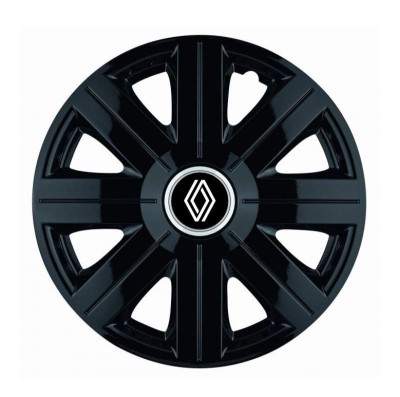 Set 4 Capace Roti Autohelix MSA&amp;reg; potrivite jantelor de 15 inch, pentru Renault Nou model Cosmos Black foto
