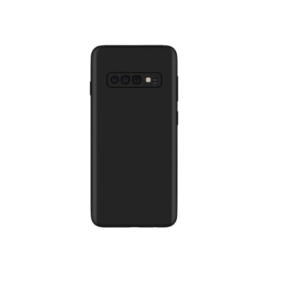 Set Folii Skin Acoperire 360 Compatibile cu Samsung Galaxy S10 (SET 2) - ApcGsm Wraps Color Black Matt foto