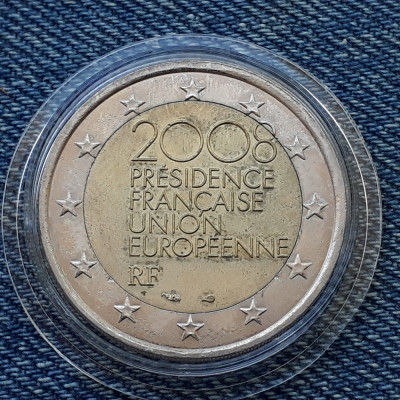 #122 - 2 Euro 2008 Franta / Moneda comemorativa / capsula foto