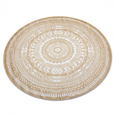 Covor FUN Napkin şerveţel cerc - aur, cerc 140 cm foto