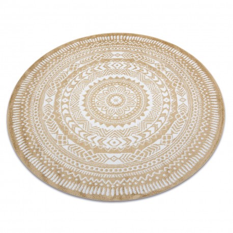 Covor FUN Napkin şerveţel cerc - aur, cerc 140 cm