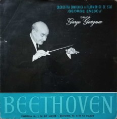 Disc vinil, LP. SIMFONIA NR.1 IN DO MAJOR. SIMFONIA NR 8 IN FA MAJOR-LUDWIG VAN BEETHOVEN-220829