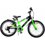 Bicicleta pentru baieti Volare Sportivo, 20 inch, culoare verde/negru, frana de PB Cod:22116