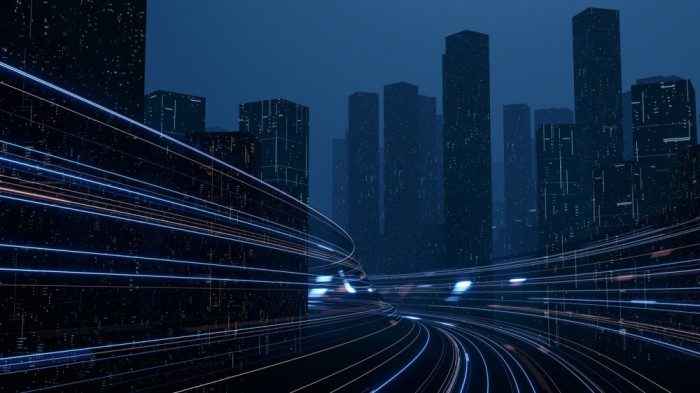 Fototapet Speed City