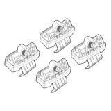 Kit montaj bare transversale C205 pentru Seat Ateca, plafon standard