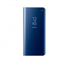 Husa Telefon Flip Book Clear View Samsung Galaxy S8 g950 Dark Blue foto