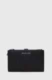MICHAEL Michael Kors portofel de piele femei, culoarea negru, 32T7SAFW4L