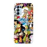 Husa compatibila cu Oppo A72 model Old cartoons Part 2, Silicon, TPU, Viceversa, Transparent, Carcasa