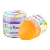 Cumpara ieftin Set 2 tuburi cu slime pentru curatarea tastaturii, 160 g, violet, portocaliu