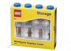 LEGO Cutie albastra pentru 8 minifigurine LEGO Quality Brand foto