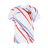 FC Barcelona tricou de fotbal pentru copii Lined white - 8 let