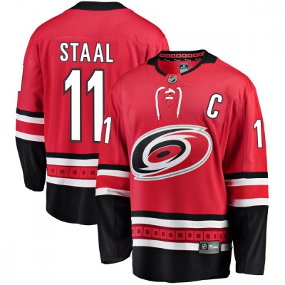 Carolina Hurricanes tricou de hochei #11 jordan staal breakaway alternate jersey - S foto