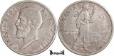 1910, 2 Lei - Bruxelles - Carol I - Regatul Rom&acirc;niei | KM 43, Argint