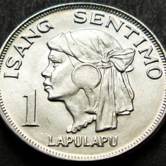 Moneda 1 SENTIMO ISANG - FILIPINE, anul 1968 *cod 1180 = A.UNC