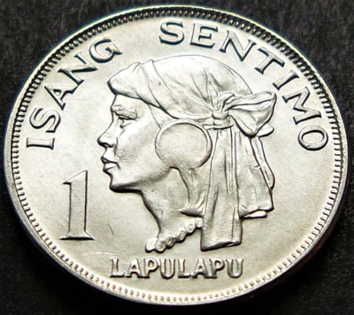 Moneda 1 SENTIMO ISANG - FILIPINE, anul 1968 *cod 1180 = A.UNC foto