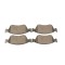 Set placute frana punte fata Audi A6 (C6), 05.2004-03.2011, A8, 1994-2010; VW Phaeton 2002-2016; marca SRLine S70-0591