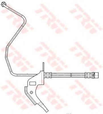 Conducta / cablu frana OPEL ASTRA G Cabriolet (F67) (2001 - 2005) TRW PHD563 foto