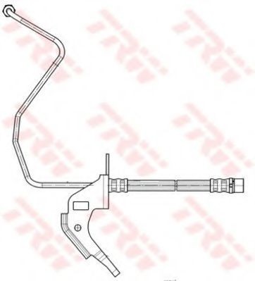 Conducta / cablu frana OPEL ASTRA H Combi (L35) (2004 - 2016) TRW PHD563