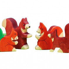 Set 4 figurine - Familie de veverite | Didy Toys