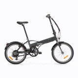 Bicicletă pliabilă cu asistență electrică TILT 500 E Gri-Negru, Btwin
