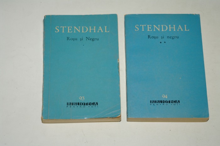 Rosu si Negru - Stendhal - 2 vol