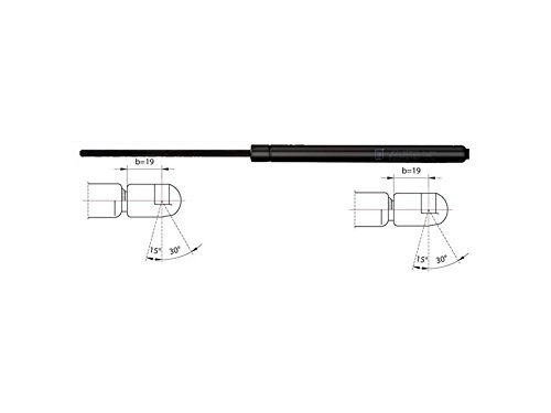 Amortizor hayon Opel Astra H 2003-2012 Model LIFTBACK, echilibror portbagaj spate stanga=dreapta. 132743 24463829, lungime 424.50mm, forta 450N, curs