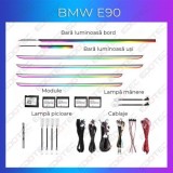 Lumini ambientale BMW Seria 3 E90 trimuri set complet control din telefon sau sistemul original AMB-BM-E90-TRIMMS CarStore Technology