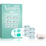 Gillette Venus PRO Smooth Sensitive rezerva Lama + capac de protecție 6 buc